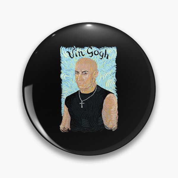 Item preview, Bald Actor Van Gogh Style Portrait designed and sold by AstridHubert.