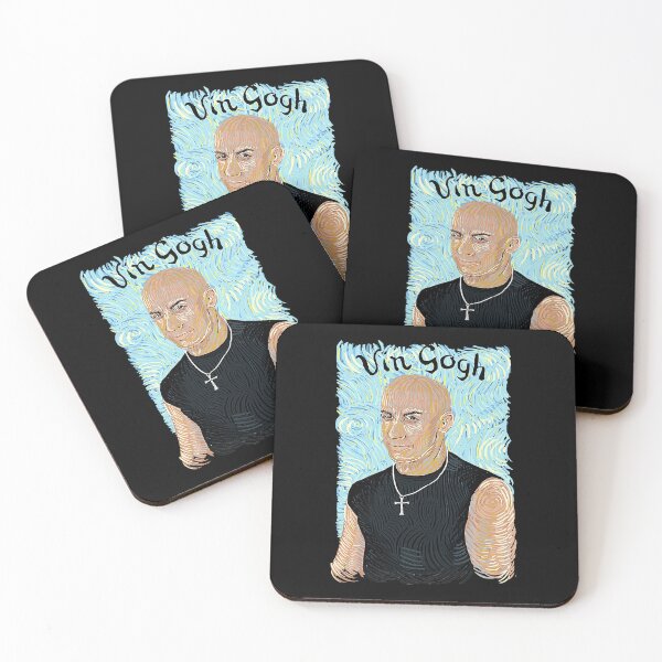 Item preview, Bald Actor Van Gogh Style Portrait designed and sold by AstridHubert.