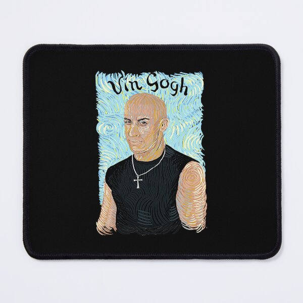 Item preview, Bald Actor Van Gogh Style Portrait designed and sold by AstridHubert.