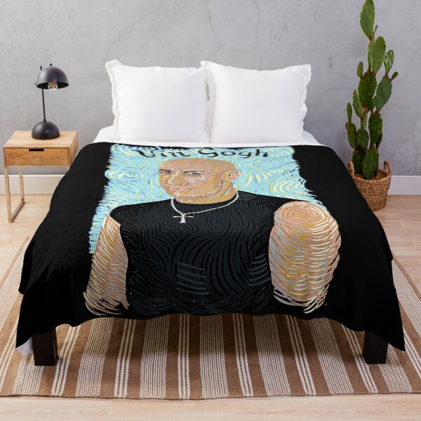 Item preview, Bald Actor Van Gogh Style Portrait designed and sold by AstridHubert.