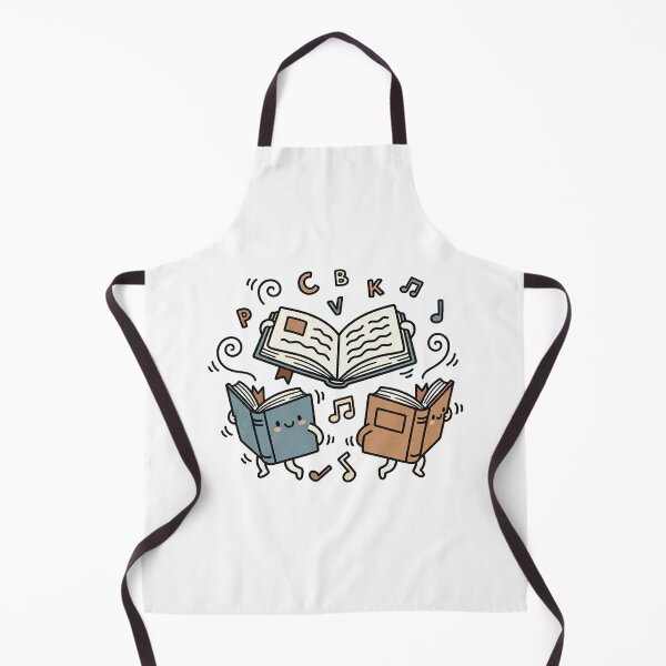 Item preview, Happy Dancing Books with Musical Notes and Letters designed and sold by zzz888.