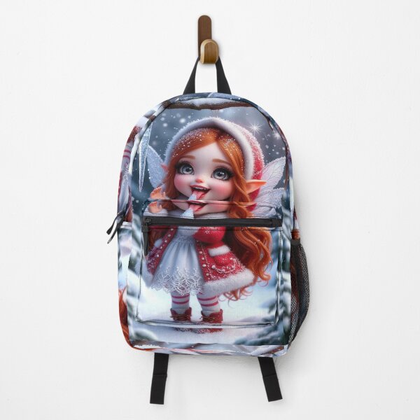 Item preview, Cute Winter Fairy with Icicle – Christmas Fantasy Art designed and sold by AmetistLight.