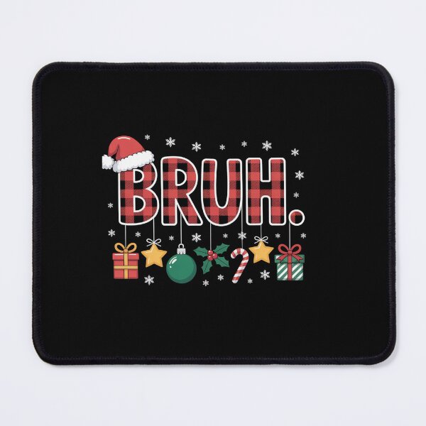 Item preview, Bruh Christmas Red Plaid designed and sold by TorjeARTStore.