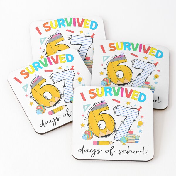 Item preview, I Survived 67 Days Of School Funny Teacher Student Gift designed and sold by MadalynKiehn.