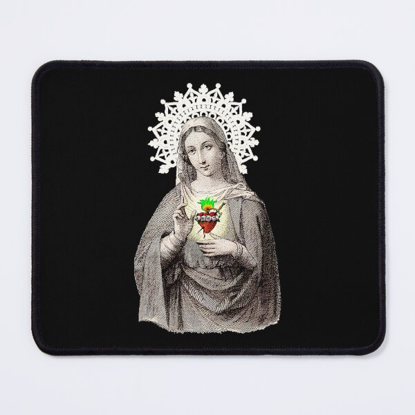 Item preview, Blessed Virgin Mary Antique Lace Holy Card designed and sold by AimeBouchet.