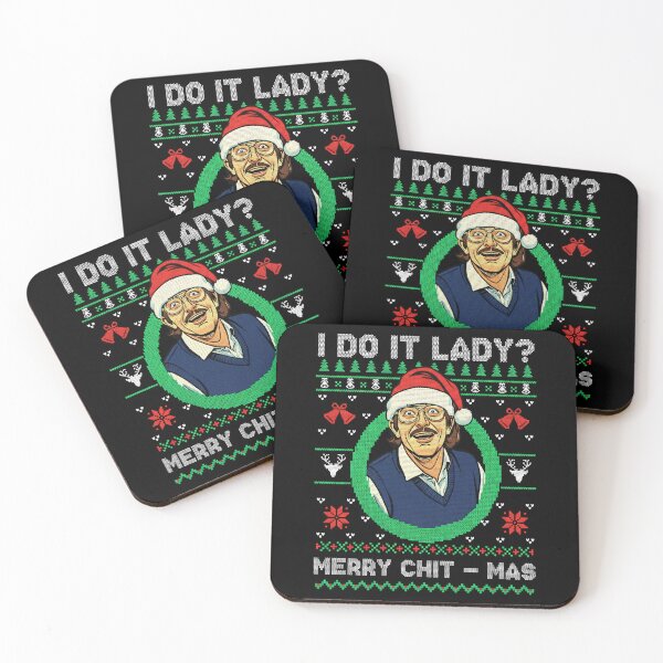 Item preview, I Do It Lady? Merry Chit-Mas. Christmas Meme Design designed and sold by margamPagenberg.