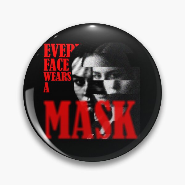 Item preview, Every Face Wears a Mask – Cinematic Emotional Portrait Design | Halftone Art | Aesthetic Poster Style designed and sold by nerrowlia.