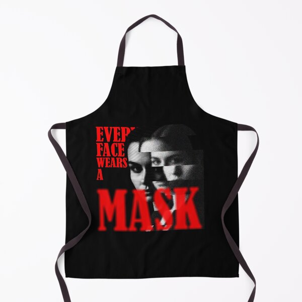 Item preview, Every Face Wears a Mask – Cinematic Emotional Portrait Design | Halftone Art | Aesthetic Poster Style designed and sold by nerrowlia.