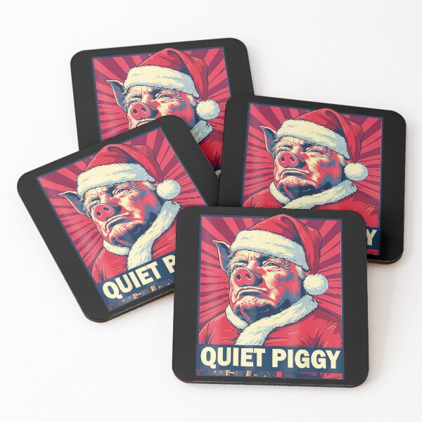 Item preview, Quiet Piggy Funny Quotes  designed and sold by HayleePacoch.