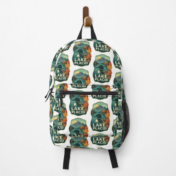 Item preview, Lake Placid with Loon and Adirondack Mountains designed and sold by Aryabek.