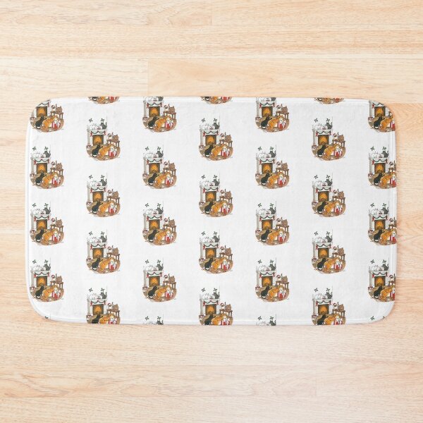 Item preview, Chaotic Christmas Cats by Cozy Fireplace designed and sold by zzz888.