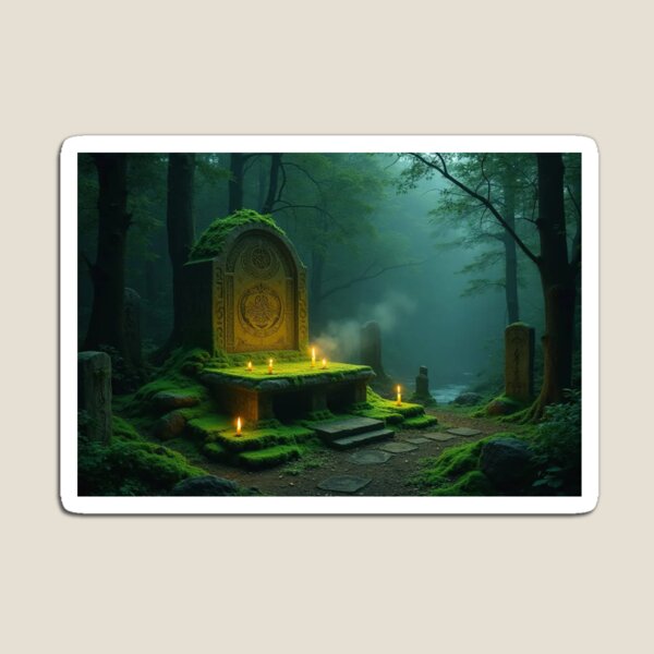 Artikelvorschau, Forest Shrine to the Old Gods entworfen und verkauft von Shadow Charm.