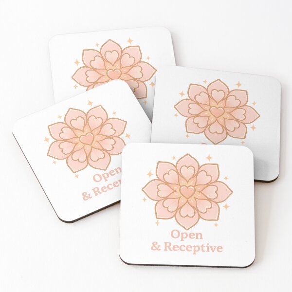 Item preview, Heart Chakra Bloom | Abundance Art | Cute Law of Attraction Art designed and sold by HerDreamCodes.
