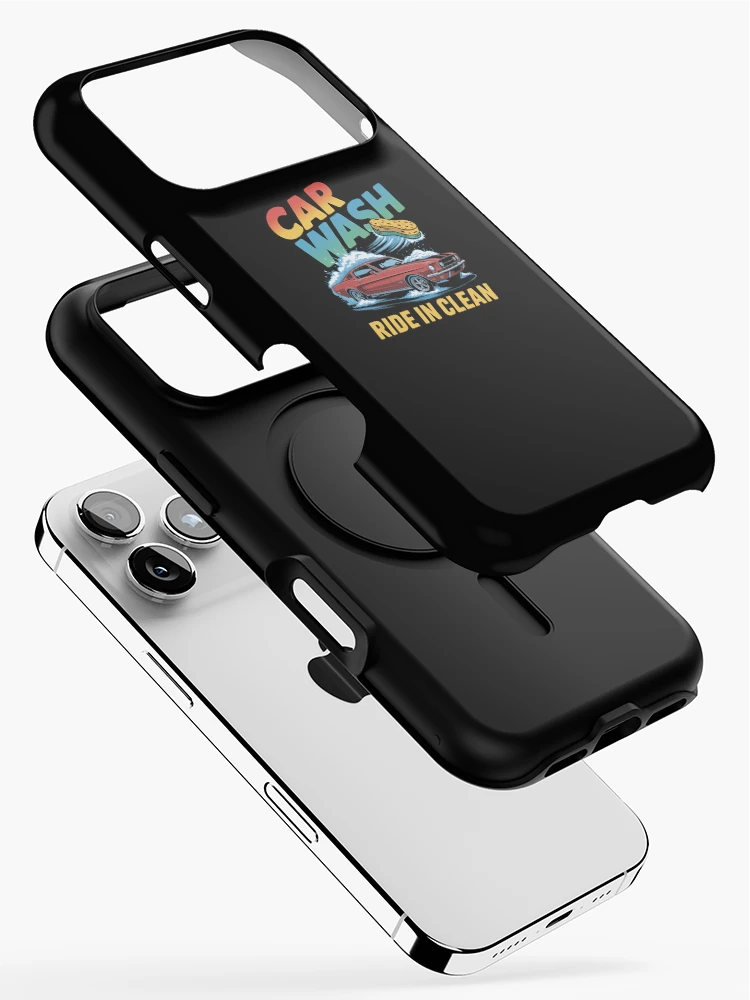 Thumbnail 2 of 4, iPhone Case, Car Wash Ride In Clean designed and sold by TorjeARTStore.