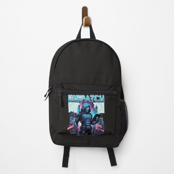 Item preview, Dispatch – Cyberpunk Soldier in Futuristic City designed and sold by DroolWorthyUS.