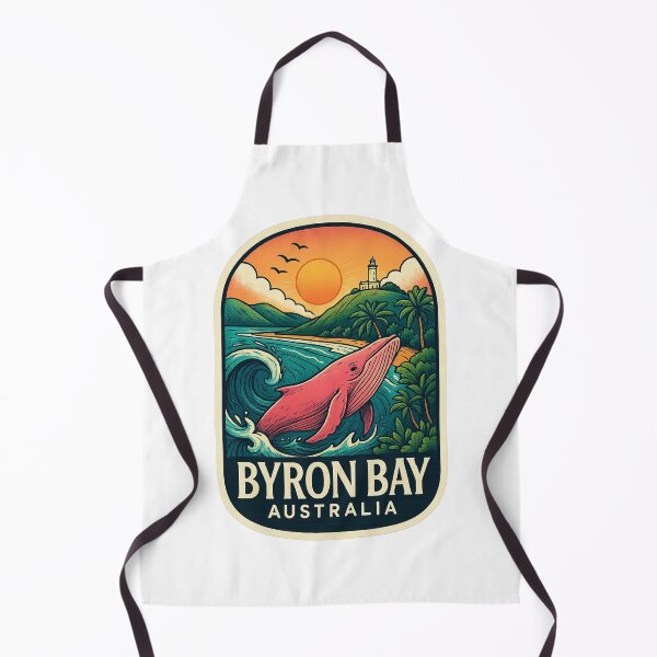 Item preview, Byron Bay Whale and Cape Byron Lighthouse designed and sold by Aryabek.