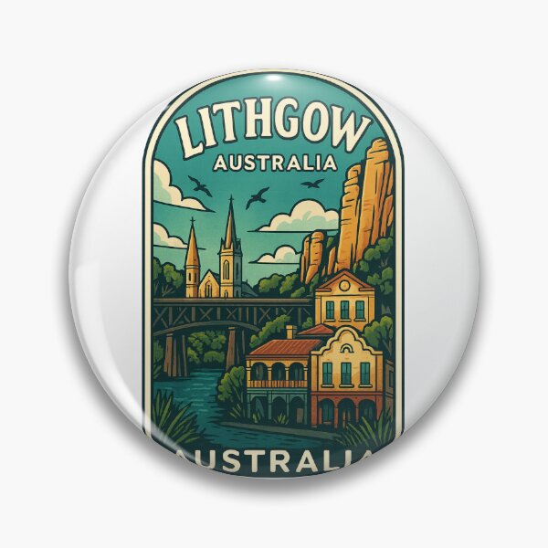 Item preview, Lithgow Valley with Cathedral, Bridge, and Cliffs designed and sold by Aryabek.