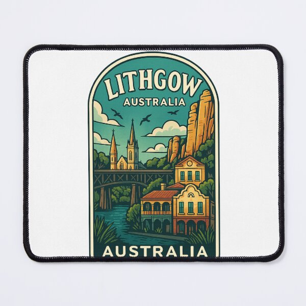 Item preview, Lithgow Valley with Cathedral, Bridge, and Cliffs designed and sold by Aryabek.