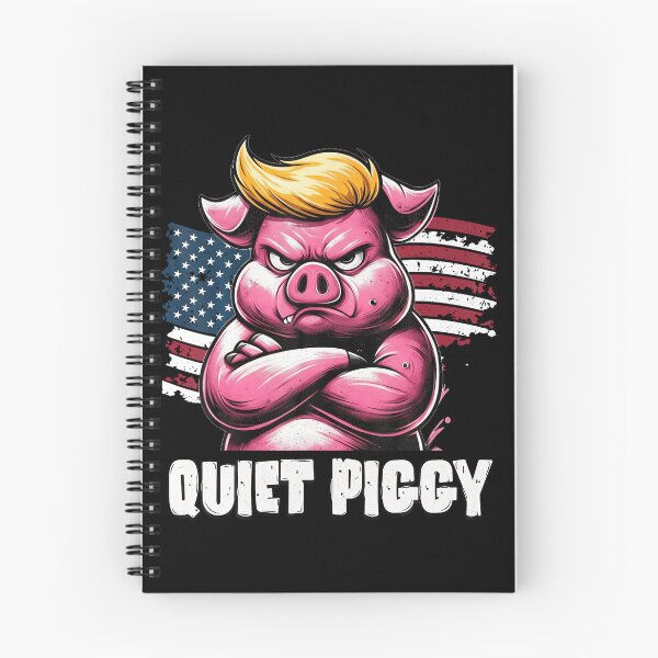 Item preview, Quiet, Quiet Piggy T-Shirt, Funny Pig Illustration Tee designed and sold by HayleePacoch.