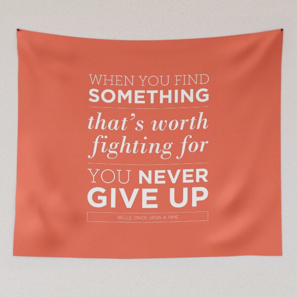 Item preview, Never Give Up designed and sold by redelbautista.
