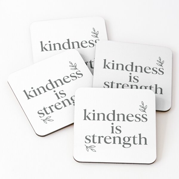 Item preview, Kindness Is Strength – Gentle Power Faith Sticker designed and sold by astersgraphics.