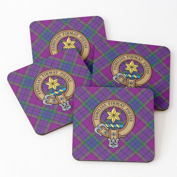 Item preview, Clan Wardlaw Crest over Tartan designed and sold by sifis.