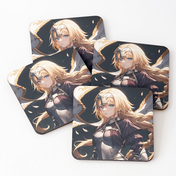 Item preview, Jeanne D Arc Silver Armor Wings Fate Grand Order Anime Girl designed and sold by TorbenKuhano.