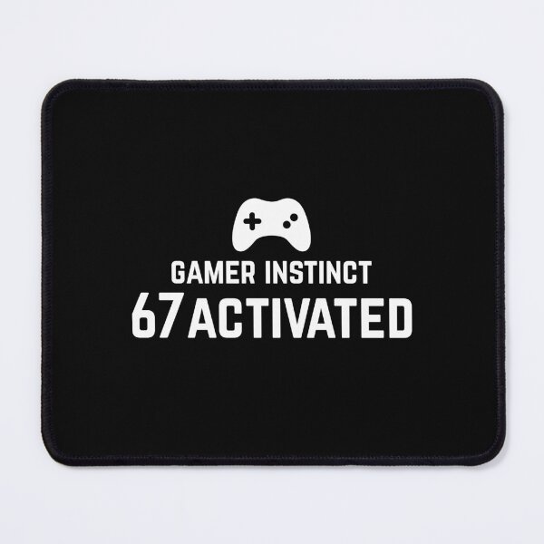 Item preview, Gamer Instinct 67 Activated Funny Six Seven Meme designed and sold by PerfectMatch.