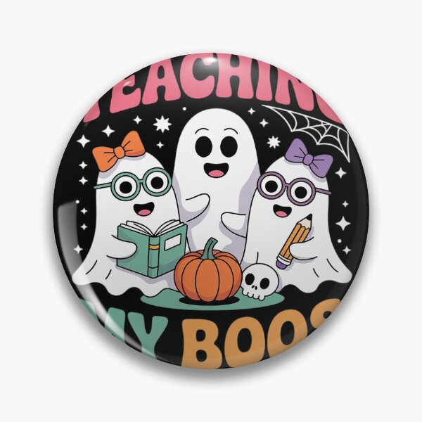 Item preview, Teaching My Boos Cute Book Ghost Groovy Teacher Halloween2 designed and sold by MyzoToyota.
