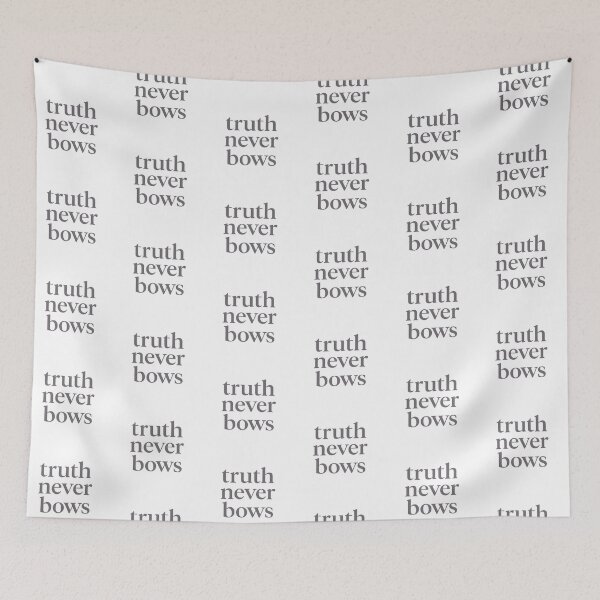 Item preview, Truth Never Bows – Bold Minimal Christian Quote designed and sold by astersgraphics.