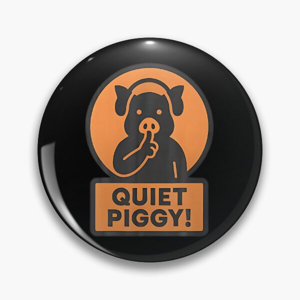 Item preview, Vintage Quiet Quiet Piggy Funny Meme for Men Women designed and sold by HayleePacoch.