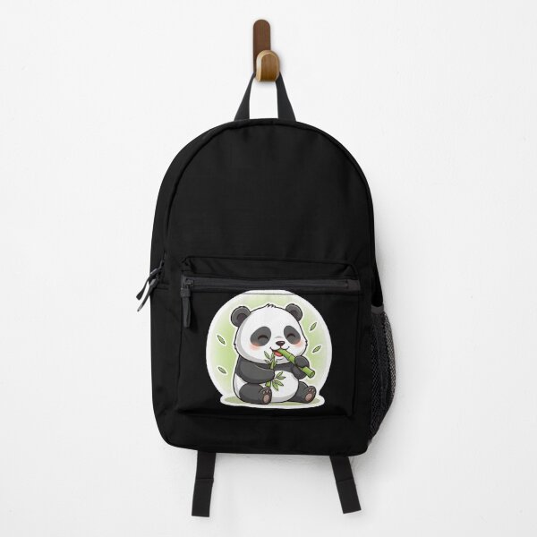 Item preview, Cute Panda Eating Bamboo Sticker | Adorable Kawaii Animal Design | Happy Panda Bear Art | Green Nature Lover Graphic designed and sold by SergioMiklos.