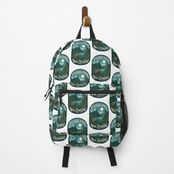 Item preview, Fiordland Kiwi and Waterfall in New Zealand South Island designed and sold by Aryabek.