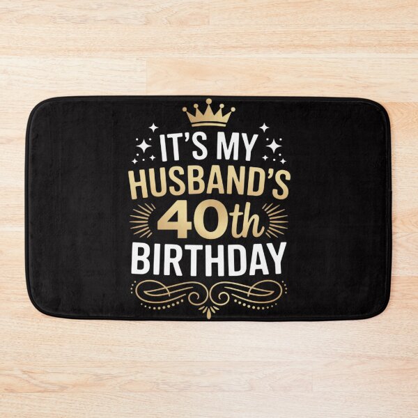 Item preview, It's My Husband's 40 Year Old Birthday Couple 40th B-Day designed and sold by ConceptThena.