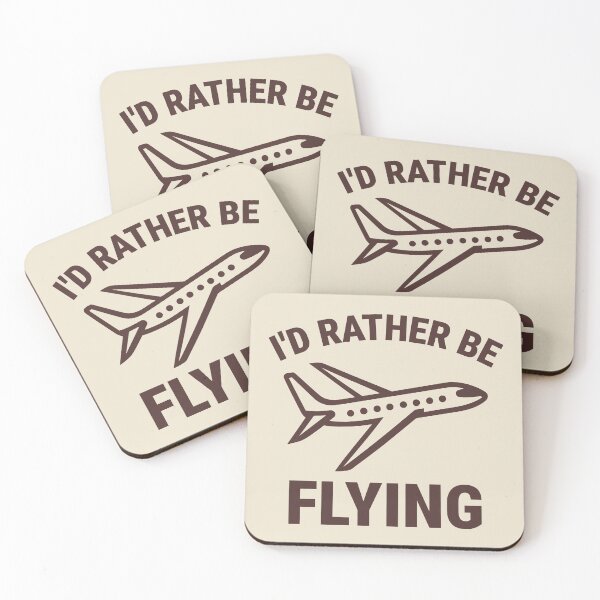 Item preview, I’d Rather Be Flying Aviation Enthusiast designed and sold by KLArtzStore.