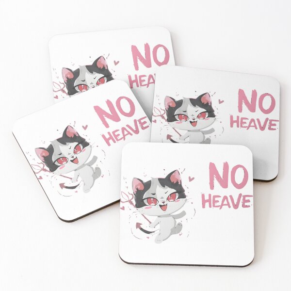 Item preview, “Cute devil cat reporting for duty ?? This ‘No Heaven’ kitty is 90% adorable, 10% chaotic energy. Perfect for anyone who looks sweet… but causes problems on purpose ??” designed and sold by No Heaven.