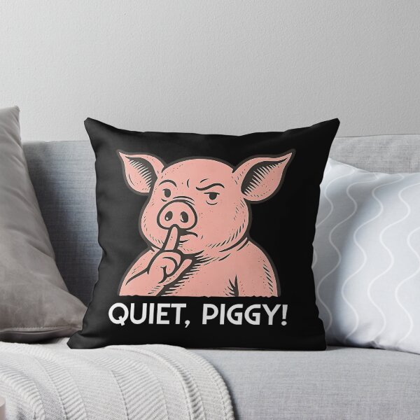 Item preview, Quiet Piggy Tee Pig Joke Design designed and sold by HayleePacoch.