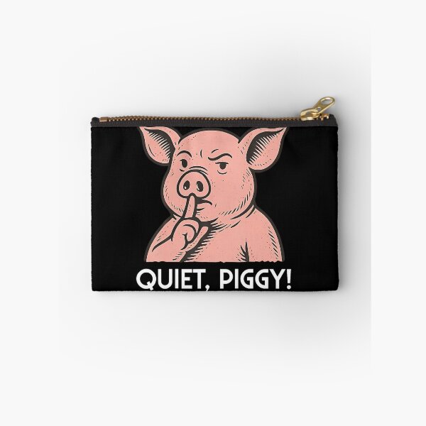 Item preview, Quiet Piggy Tee Pig Joke Design designed and sold by HayleePacoch.