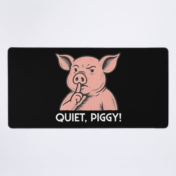 Item preview, Quiet Piggy Tee Pig Joke Design designed and sold by HayleePacoch.