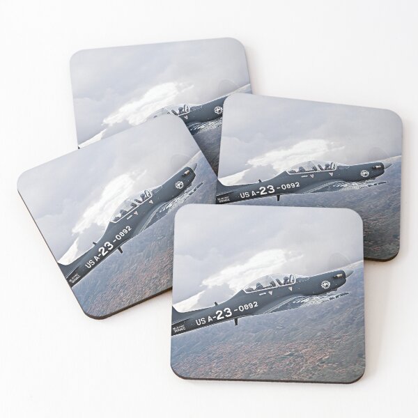 Item preview, Military Tucano Maneuvering Through the Jungle Below at Dusk designed and sold by Skyframe Aviation.