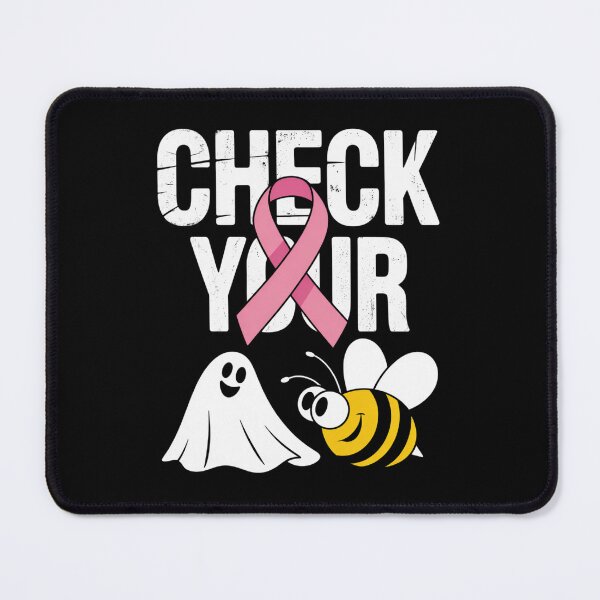 Item preview, Check Your Boo Bees Breast Cancer Halloween designed and sold by TorjeARTStore.