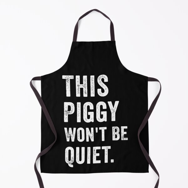 Item preview, Retro Funny Quiet Piggy Funny Quiet Piggy  designed and sold by HayleePacoch.