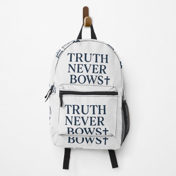 Item preview, Truth Never Bows – Christian Bold Statement Sticker with Cross (Dark Version) designed and sold by astersgraphics.