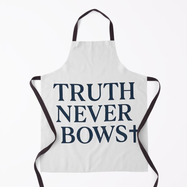 Item preview, Truth Never Bows – Christian Bold Statement Sticker with Cross (Dark Version) designed and sold by astersgraphics.