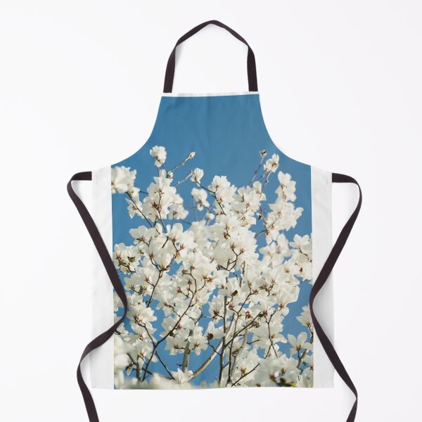 Item preview, White Blossom Blue Sky Photographic Print designed and sold by Mother-Nature65.