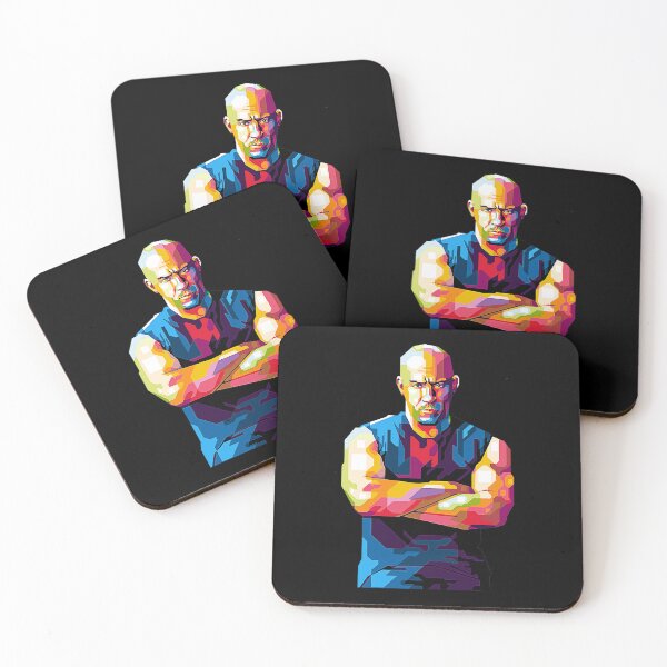 Item preview, Muscular Bald Actor Folded Arms designed and sold by AstridHubert.