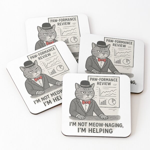 Item preview, Cat Manager - I'm Not Meow-naging I'm Helping Funny Office Cat  designed and sold by Ataqhin.
