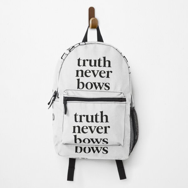Item preview, Truth Never Bows Cross Christian Statement Bold Typography Shirt designed and sold by astersgraphics.