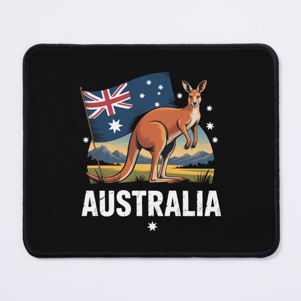 Item preview, Kangaroo Patriotic Australian Flag Australia designed and sold by DentistLegal.