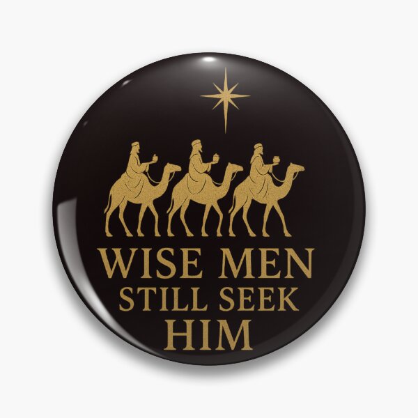 Item preview, Wise Men Still Seek Him – Gold Christmas Christian Design | Three Kings Nativity Art designed and sold by FrameFlow.
